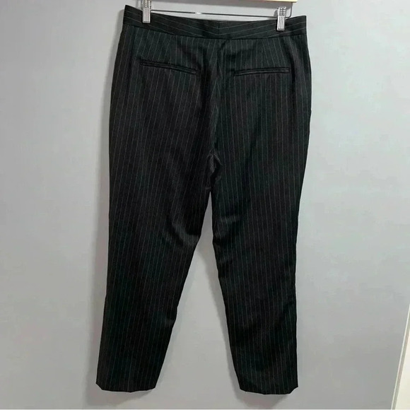 Rag  & Bone Grey Pin Poppy Pinstripe Pants - Picture 2 of 6